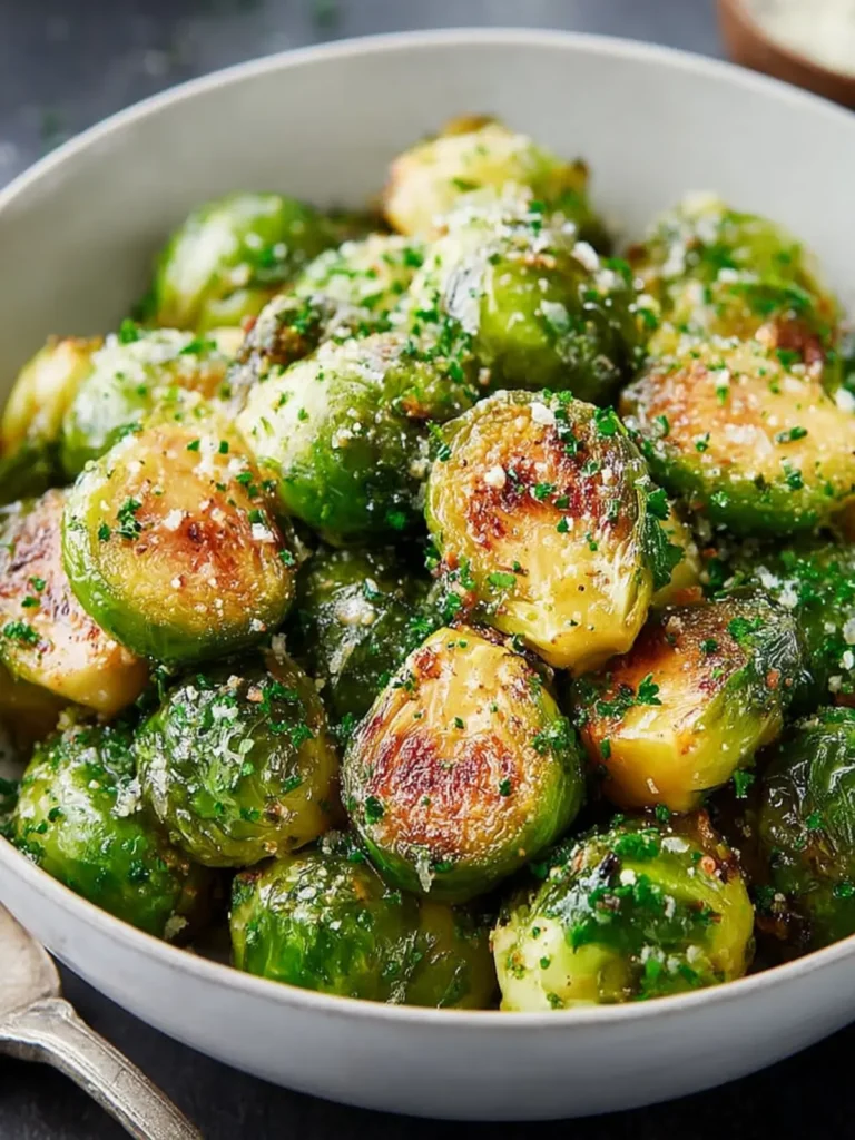 Garlic Parmesan Roasted Brussels Sprouts: The Ultimate Crispy Side Dish Everyone Loves First Image