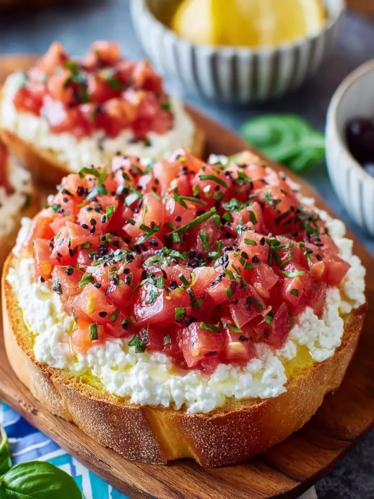 Easy Boursin Bruschetta Dip First Image