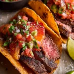 Blackened Steak Tacos with Blood Orange Salsa First Image