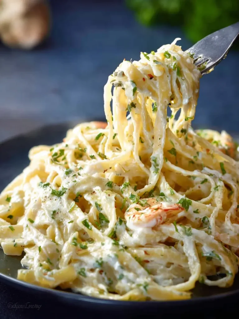 Garlic Fettuccine Alfredo First Image
