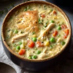 Healthy Chicken Pot Pie Soup, One-Pot Recipe First Image