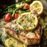Lemon Garlic Swordfish Recipe First Image