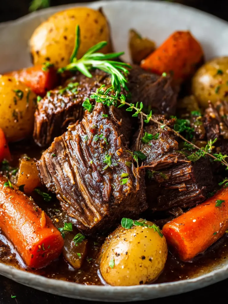 Slow Cooker Pot Roast First Image