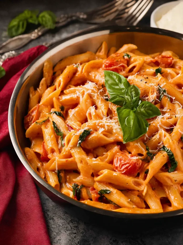 Creamy Tomato Basil Pasta First Image