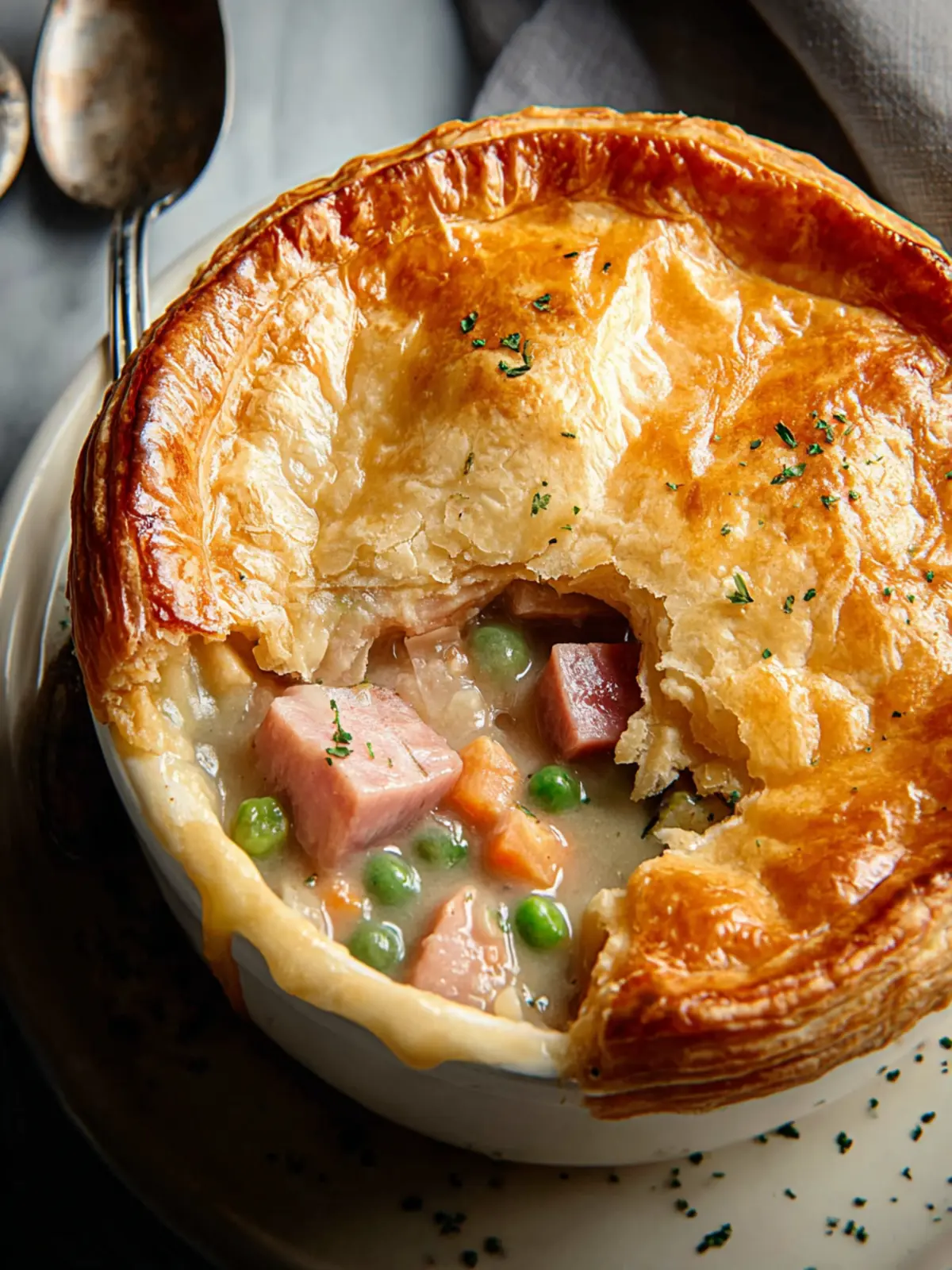 Delicious Ham Pot Pie Recipe – Comfort Food Delight First Image