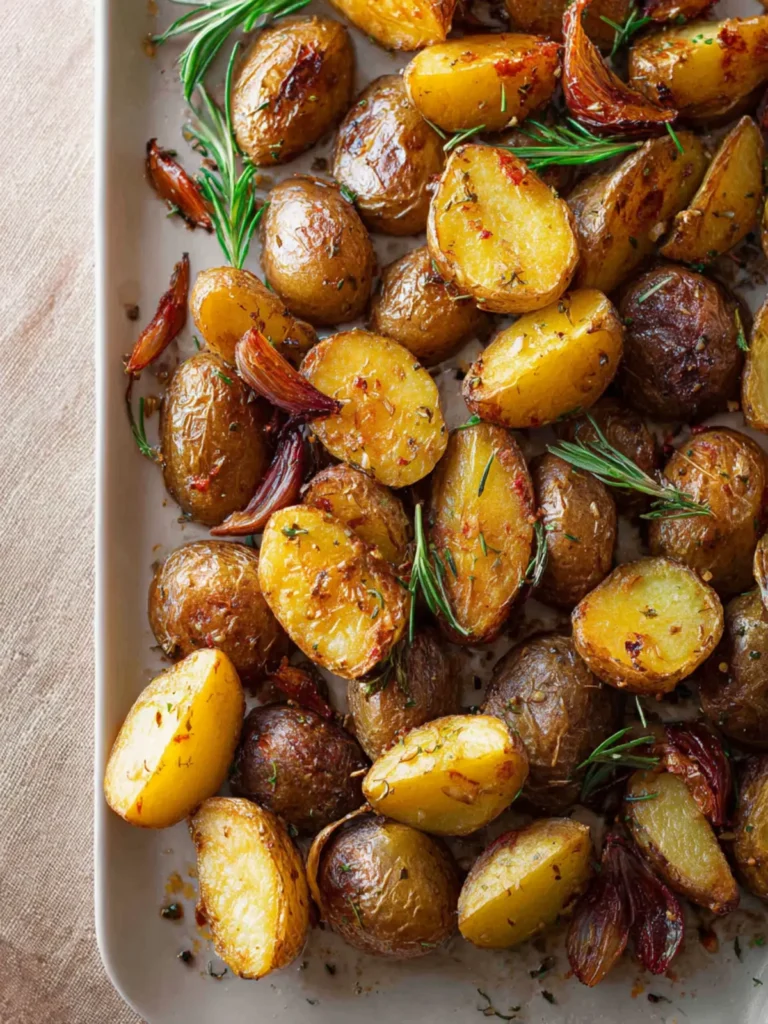 Garlic Roasted Potatoes First Image