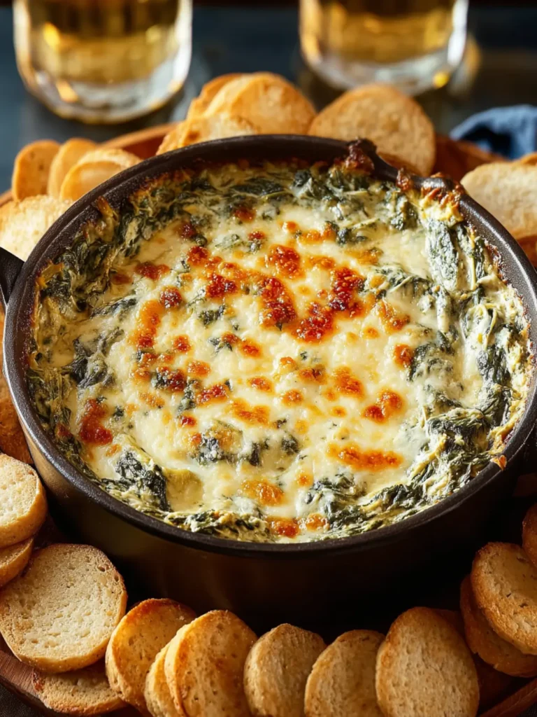 Irresistible Hot Spinach and Artichoke Dip Recipe First Image