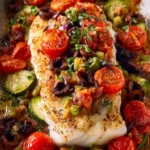 Mediterranean Baked Cod First Image