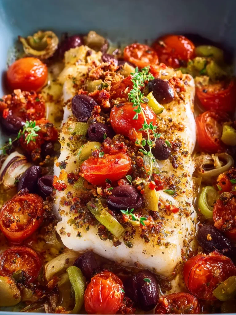 Mediterranean Baked Cod First Image