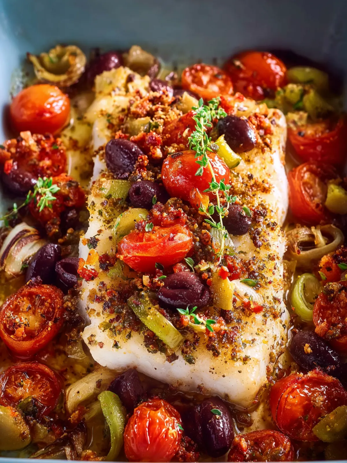 Mediterranean Baked Cod First Image