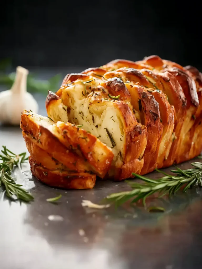 Rosemary Garlic Pull Apart Bread First Image