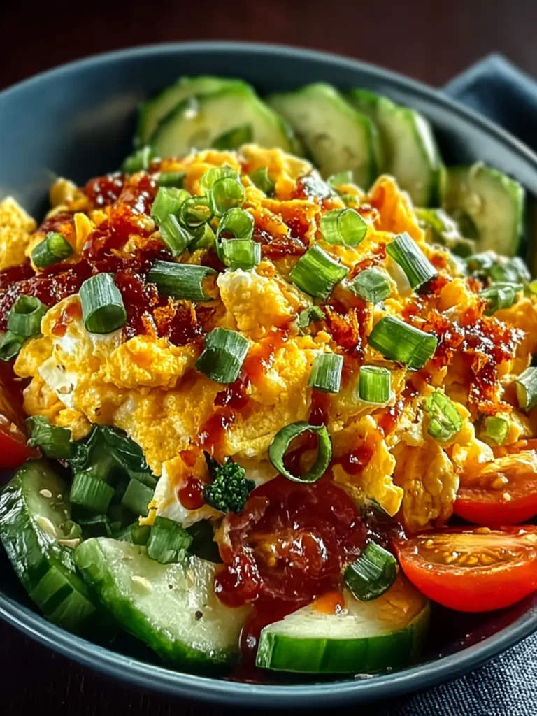 Scrambled Egg and Veggie Bowl Recipe First Image
