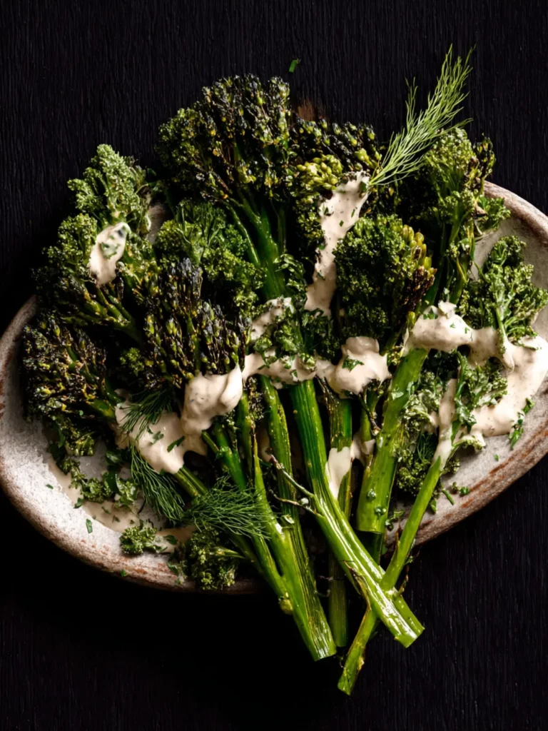 Charred Broccolini with Tonnato Sauce First Image