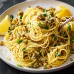 Easy 20 Minute Lemon Garlic Pasta First Image