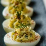 Easy Dill Pickled Deviled Eggs First Image