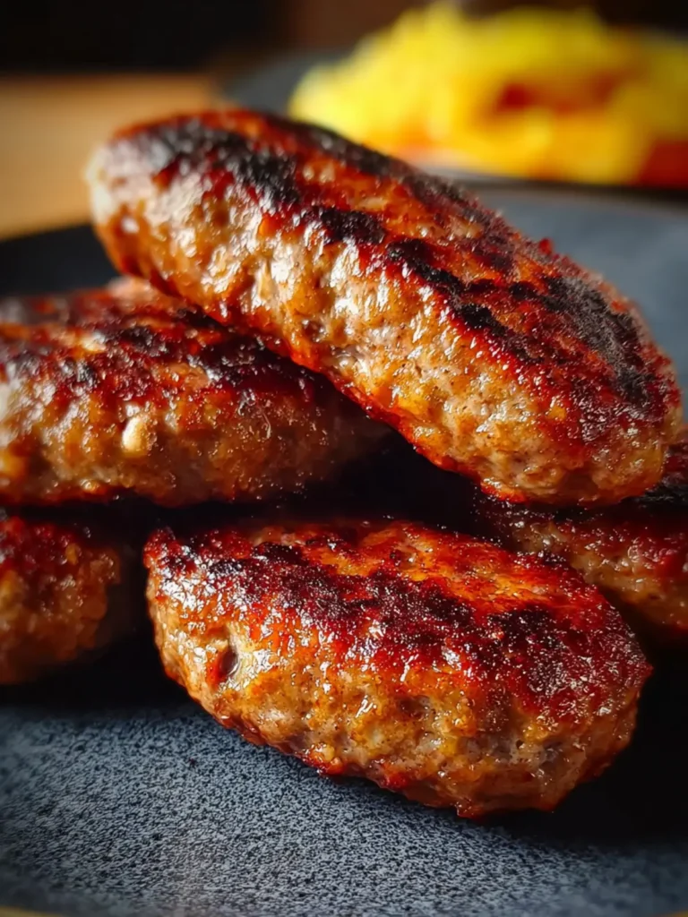 Homemade Beef Breakfast Sausage First Image