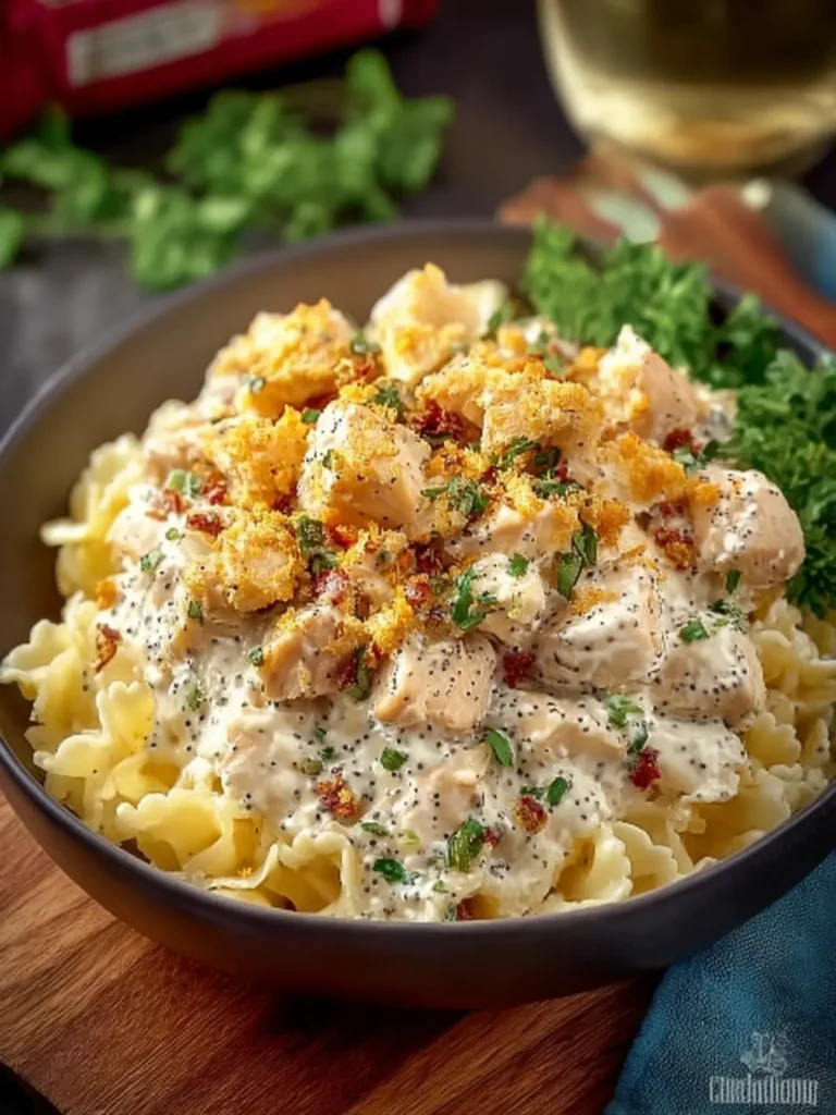 Poppy Seed Chicken Casserole First Image