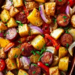 Sheet Pan Sausage and Potatoes First Image