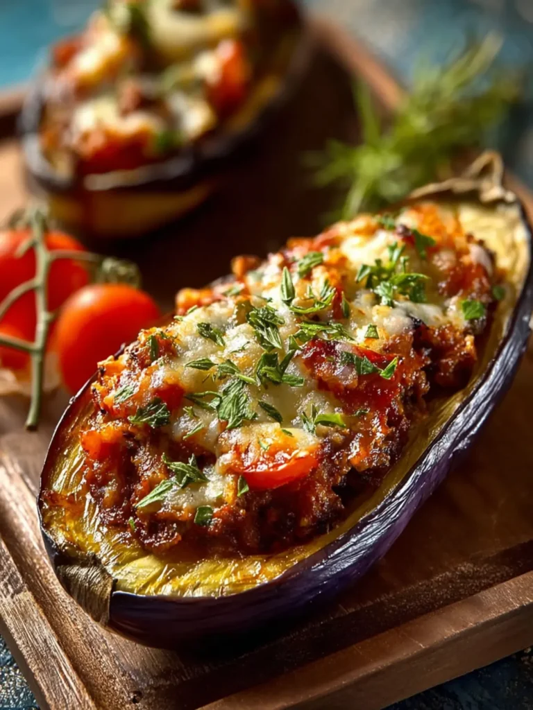 spanish stuffed eggplant First Image