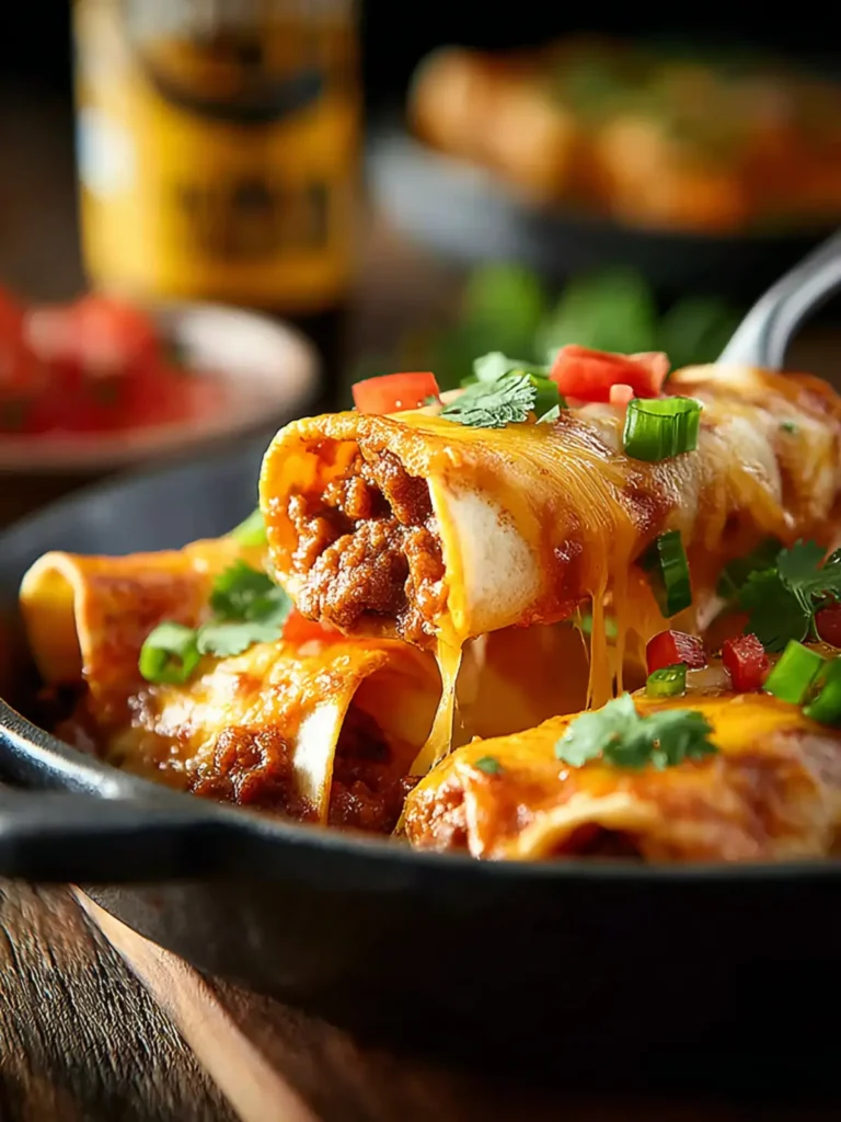 5 Ingredient Beef Enchiladas First Image