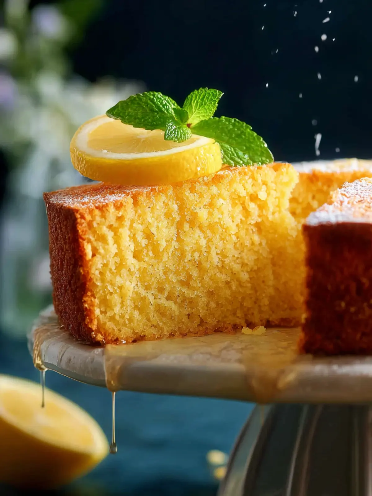 Almond Flour Lemon Cake First Image