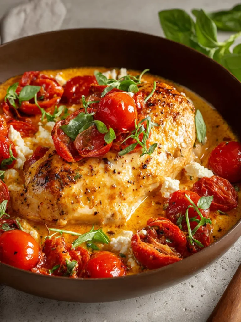 Baked Feta Chicken First Image