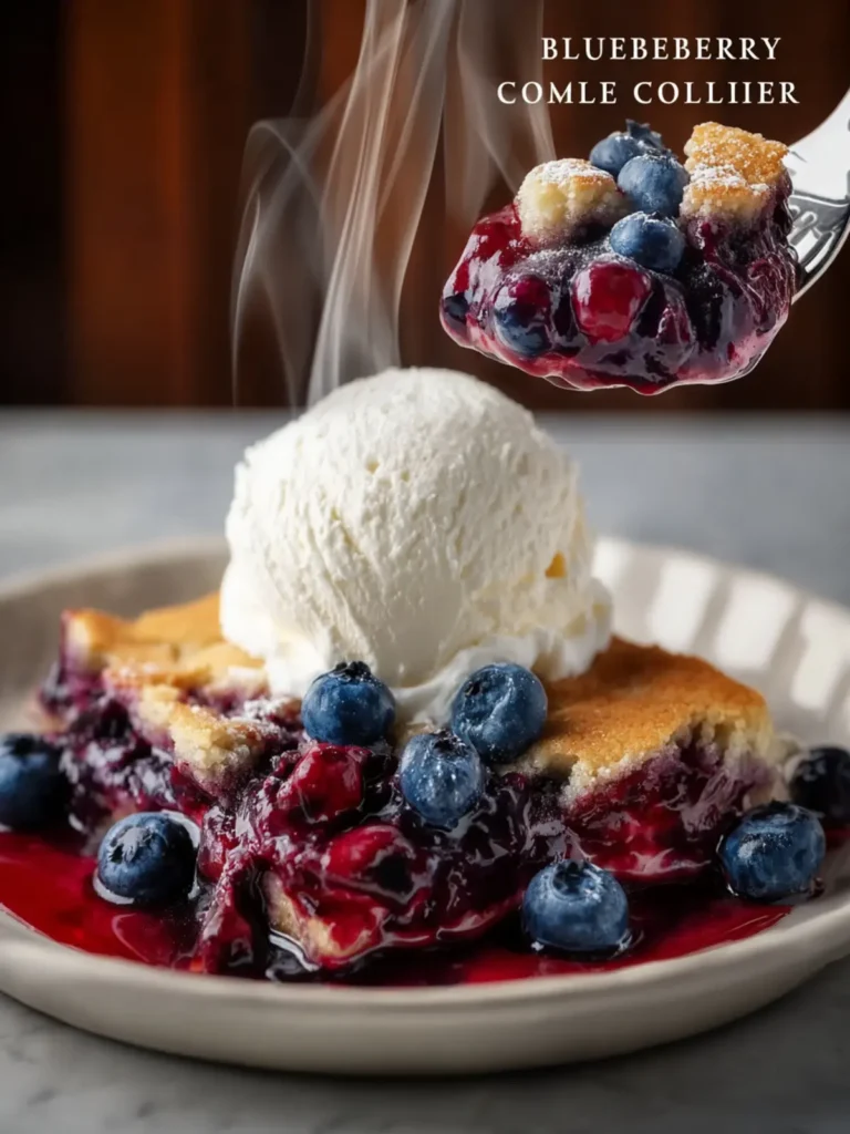 Blueberry cobbler First Image