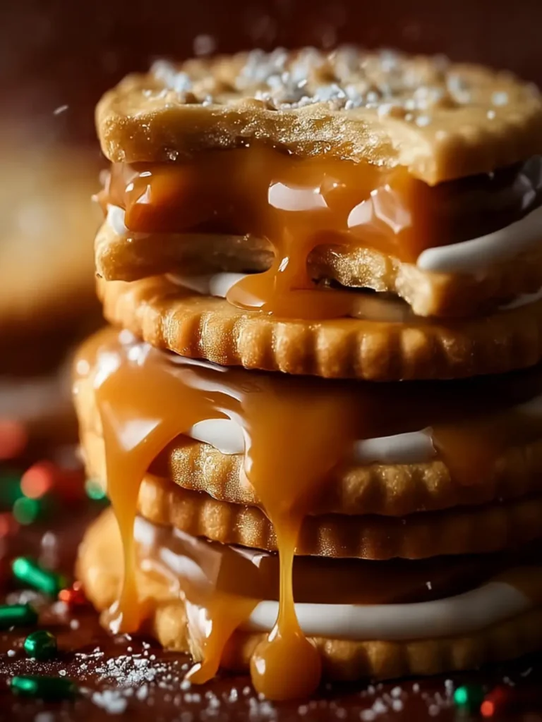 Caramel Ritz Cracker Cookies First Image