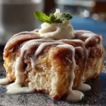 Cinnamon Roll Poke Cake First Image