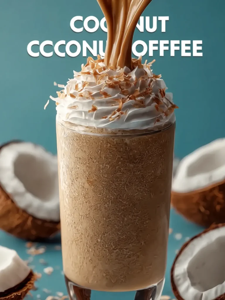Coconut coffee smoothie First Image